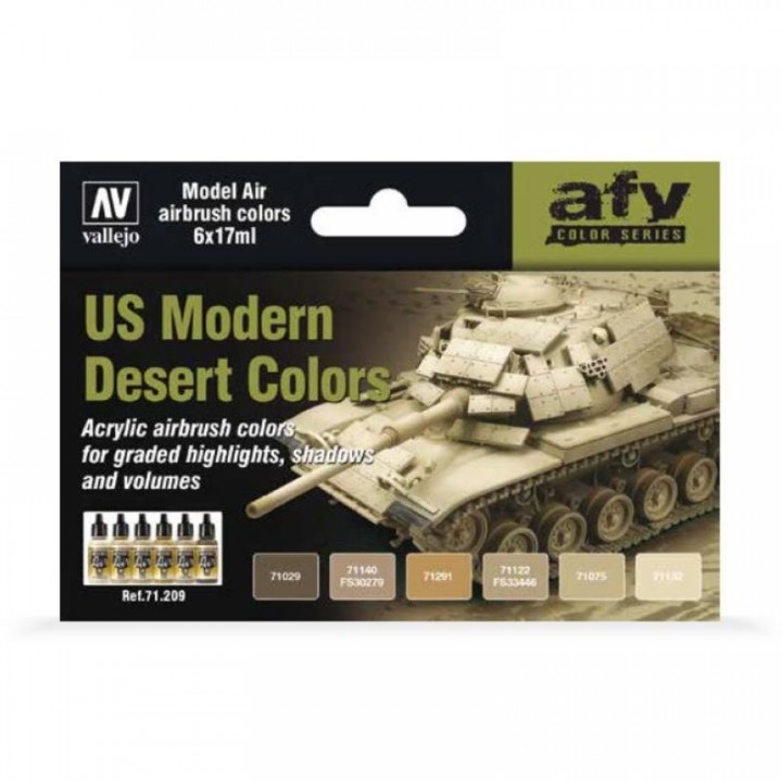 Boxart US Modern Desert Colors 71.209 Vallejo Model Air