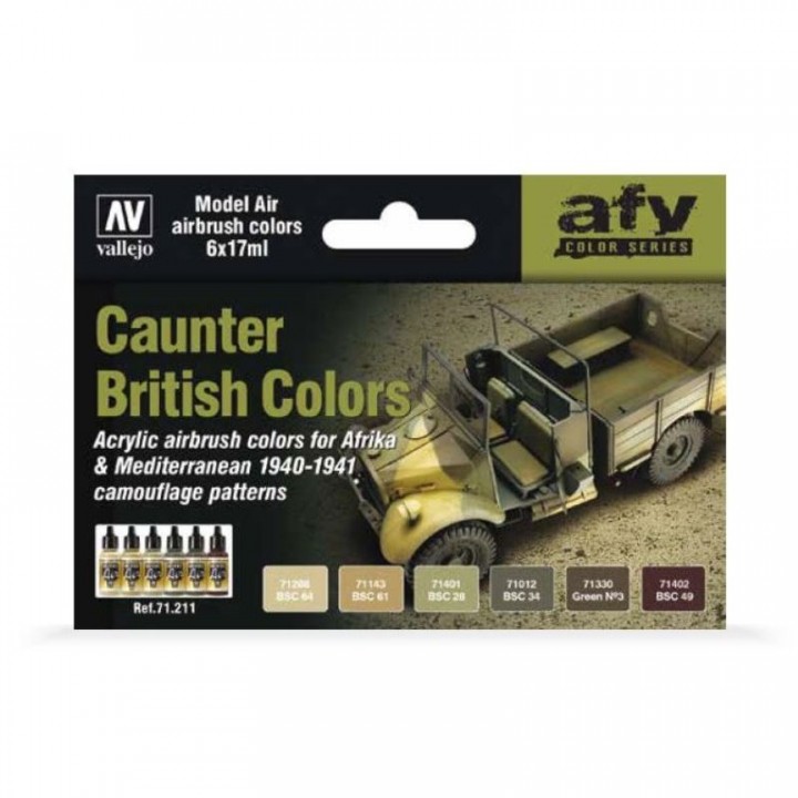 Boxart Caunter British Colors 71.211 Vallejo Model Air