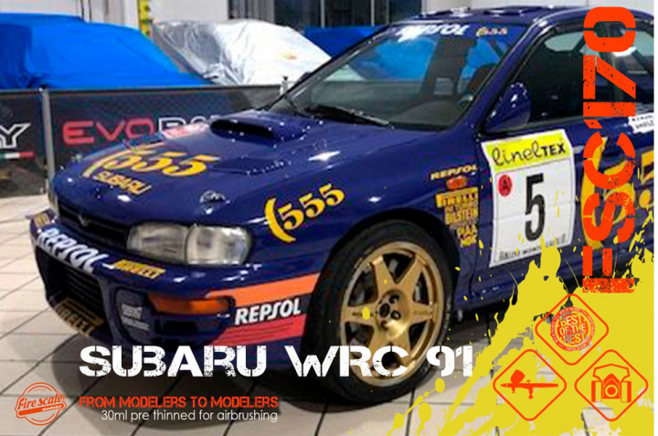 Boxart Subaru Impreza 90/91  Fire Scale Colors