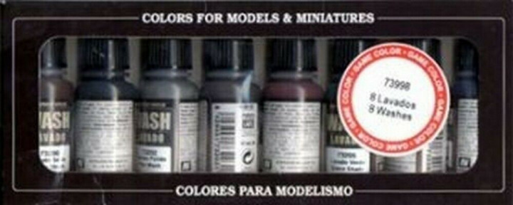 Boxart Wash set  Vallejo Model Wash