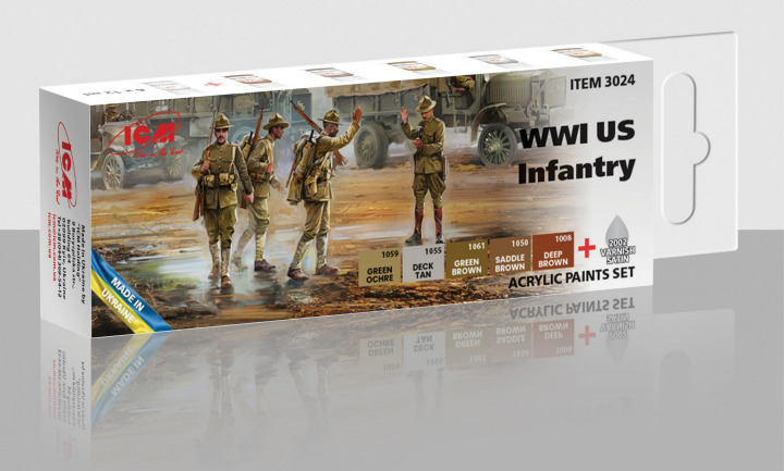 Boxart WWI US infantry  ICM