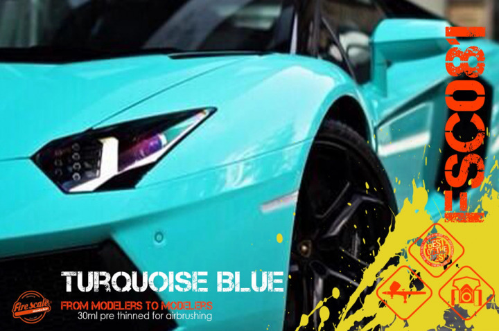Boxart Turquoise blue  Fire Scale Colors