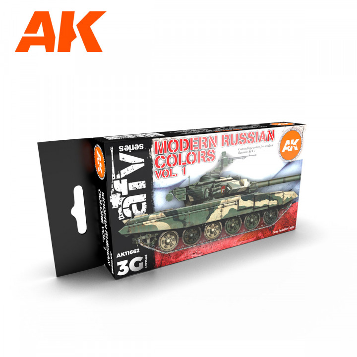 Boxart Modern Russian Colors Vol 1  AK 3rd Generation - AFV