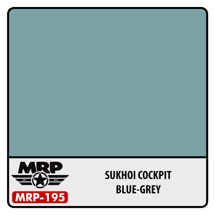 Boxart Sukhoi Cockpit Blue-Grey (modern)  MR.Paint